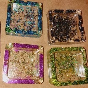 Resin ashtray